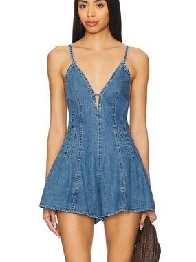 Free People We The Free Nostalgia Ultra Shortall - Reminiscence - Size XS